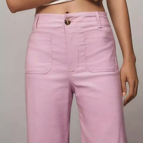 Anthropologie The Colette Cropped Wide-Leg Pants by Maeve - Picture 4 of 4